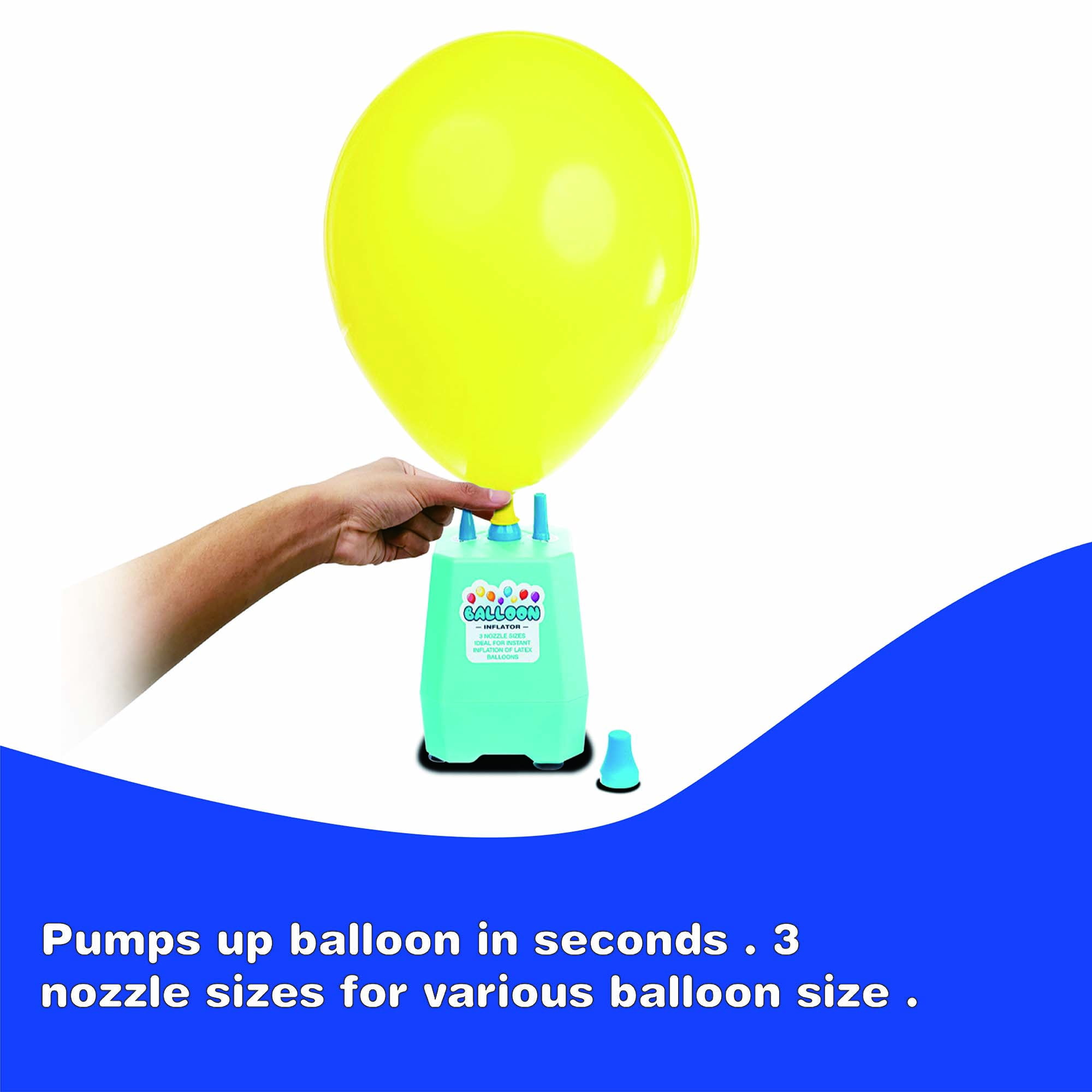 Yaetek Balloon Inflator Dual Mylar and Latex Balloon Filler Valve Fits CGA-580 T