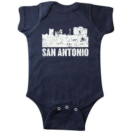 

Inktastic San Antonio Texas Skyline with Grunge Gift Baby Boy or Baby Girl Bodysuit