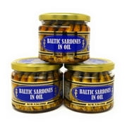 (PACK of 3) Baltic Sardines In Oil by HOUSE OF FISH - 9.2 oz / 260 gr