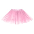 thumbnail image 3 of Flowy Skirt for Women Carnival Elegant Dance Adults Chiffon Layered Ballet Tutu With Mesh Overlay Long Performance Practice Womens Skirts Light Pink, 3 of 5