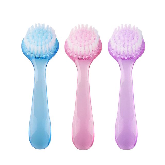 Cepillo De Limpieza Para Uñas Limpiador de polvo de plástico Color Mango aleatorio Cuidado Belleza Ehuebsd