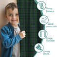 thumbnail image 3 of Green Navy Checkerboard Green Pattern Kids Curtains,Childrens Insulated Curtains Set Of 2,Bedroom Essentials,Teen Room Decor 42"X63", 3 of 5