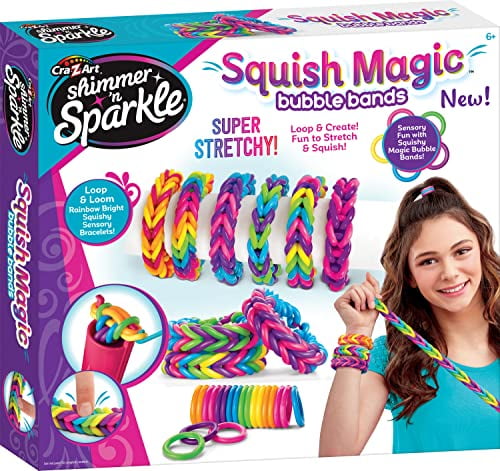 Cra-Z-Art Shimmer 'N Sparkle Craft Kit-Squish Magic Bubble Bands