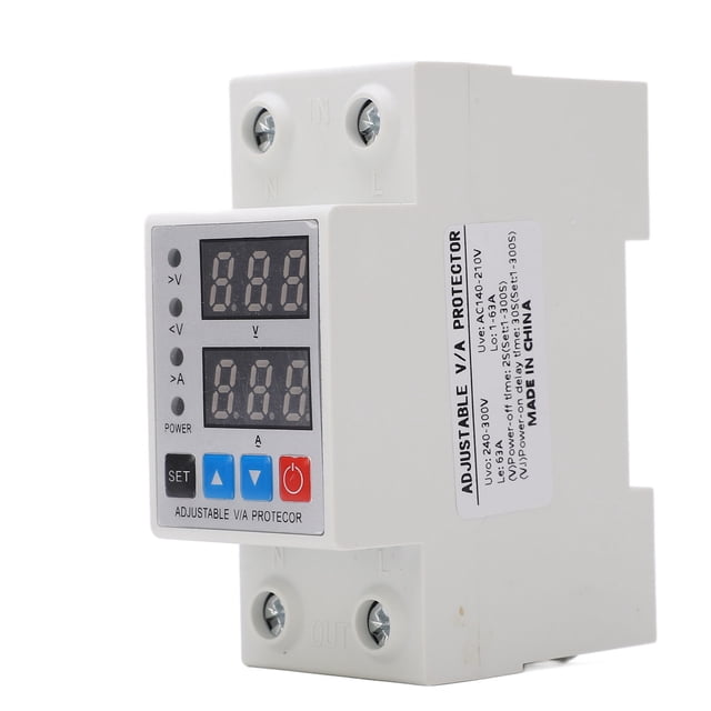 Protector de sobretensión Jadeshay protección contra sobretensión protector de Voltaje ajustable relé de protección de Voltaje funcionalidad inteligente