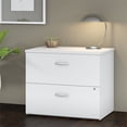 thumbnail image 2 of Bush Business Furniture 2 Drawer Lateral File Cabinet in White, 2 of 6