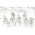 thumbnail image 2 of ABPHOTO Polyester 7x5ft Photography Backdrops Bokeh Halos Sparkle Sequin Snowflake Snowman Christmas Theme Seamless Newborn Baby Kids Adutls Merry Christmas Portraits Background Photo Studio Props, 2 of 3