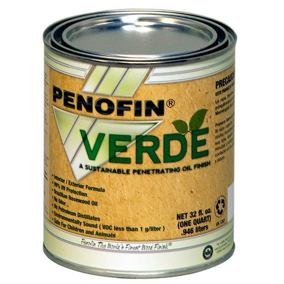 12-Pack of 1 qt Penofin F0VNAQT Verde Natural Odorless Zero VOC Interior/Exterior Stain