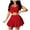 00 # Red, variant on REORIAFEE 2 Piece Outfits for Women Casual Streetwear Set Vacation Outfits Fashion Summer Women Backless Sleeveless Sexy High Waisted Dresses Shirts Sets Black L