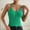 Green, variant on QUINDOS Tank Tops for Women Plus Size Exercise Cotton Summer Black Fashion Sexy Style V-Neck Sleeveless Solid Casual Going Out Tops Camisoles for Women 2025