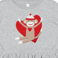 thumbnail image 4 of Inktastic Hug Sock Monkey Girls Toddler Dress, 4 of 5
