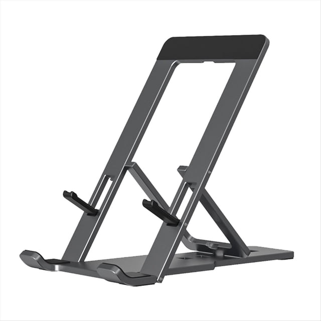 Soporte Plegable, Soporte Plegable para Teléfono Móvil de Escritorio, Soporte Plegable Portátil, Adecuado para Todos los Teléfonos Móviles Gris