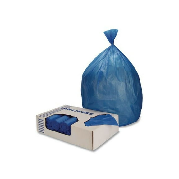 Linear Low Density Health Care Can Liners 30 gal, 1.3 mil, 30" x 43", Blue, 200/Carton