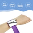 thumbnail image 3 of 3 PCS Magnetic Pin Cushion Wrist, Magnetic Sewing Pincushion, Magnetic Pin Holder Wristband for Sewing Braiding, 3 of 7