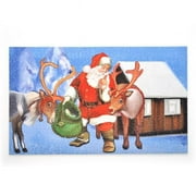 Stephan Roberts Home STRB-15798-12 18 x 30 in. Crumb Rubber Door Mat, Secret Santa