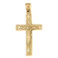 thumbnail image 1 of 18K Yellow Gold Latin Crucifix Pendant - 41 mm, 1 of 3