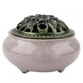 thumbnail image 1 of Ceramic Incense Burner Ice Cracking Censer Incense Holder Home Teahouse Decor(Diamond Gray), 1 of 8