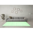 thumbnail image 3 of Ahgly Company Indoor Square Solid Emerald Green Modern Area Rugs, 8' Square, 3 of 4
