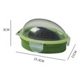 thumbnail image 2 of HLONK 1Pc Concave Avocado Saver  Guacamole Keeper for Freshness Tight Locking Garlic Keeper, 2 of 4