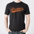thumbnail image 4 of UGP Campus Apparel Fresno City Baseball Script Basic Cotton T-Shirt - Small - Black, 4 of 7