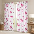 thumbnail image 2 of Erosebridal Cute Bow Tie Curtains for Living Room,Bowknot Love Heart 30%-50% Blackout Curtains Set of 2 (38x45),Cartoon Kawaii Curtains and Drapes (38x45),Bow Bedroom Decoration, 2 of 6