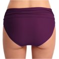 thumbnail image 2 of SURJDE Women's Bathing Suit Bottoms Full Coverage Ruched Bikini Tankini Bottom Swimsuit Brief, 2 of 3