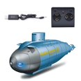 thumbnail image 5 of Mini submarino de control remoto de seis vías con carga, submarino nuclear, barco de control remoto eléctrico, modelo de lancha rápida inalámbrica, 5 of 5