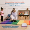 thumbnail image 4 of ECR4Kids SoftZone 6-Section Rainbow Runway Activity Mat, Folding Playmat, Assorted, 4 of 9