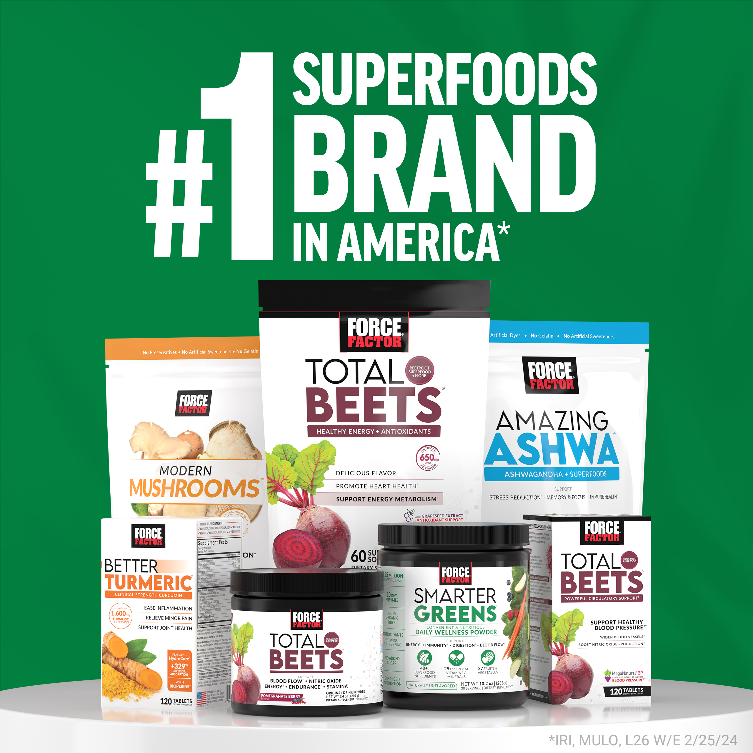 Force Factor Smarter Greens Superfoods Digestion Powder, Greens Powder with Probiotics & Enzymes to Support Digestion & Gut Health, 30 Servings