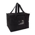 thumbnail image 4 of Bolsa de compras aislada de tela Oxford, caja de comestibles aislada reutilizable de gran capacidad con asa y cremallera de 16,5l, 4 of 14