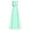 Turquoise, variant on Women's Sleeveless Chiffon Bridesmaid Dress Elegant Lace Wedding Formal Long Evening Party Turquoise 4