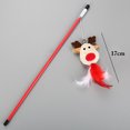 thumbnail image 2 of Christmas Pet Teaser Toy Creative Reindeer Design Cat Teaser Toy Cat Teaser Wand, 2 of 6