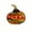 A, variant on WSBDENLK Halloween Glass Pumpkin Figurine, Hand Blown Centerpiece for Tabletop Mantel, Fall Harvest Home Decor (Small, Orange)