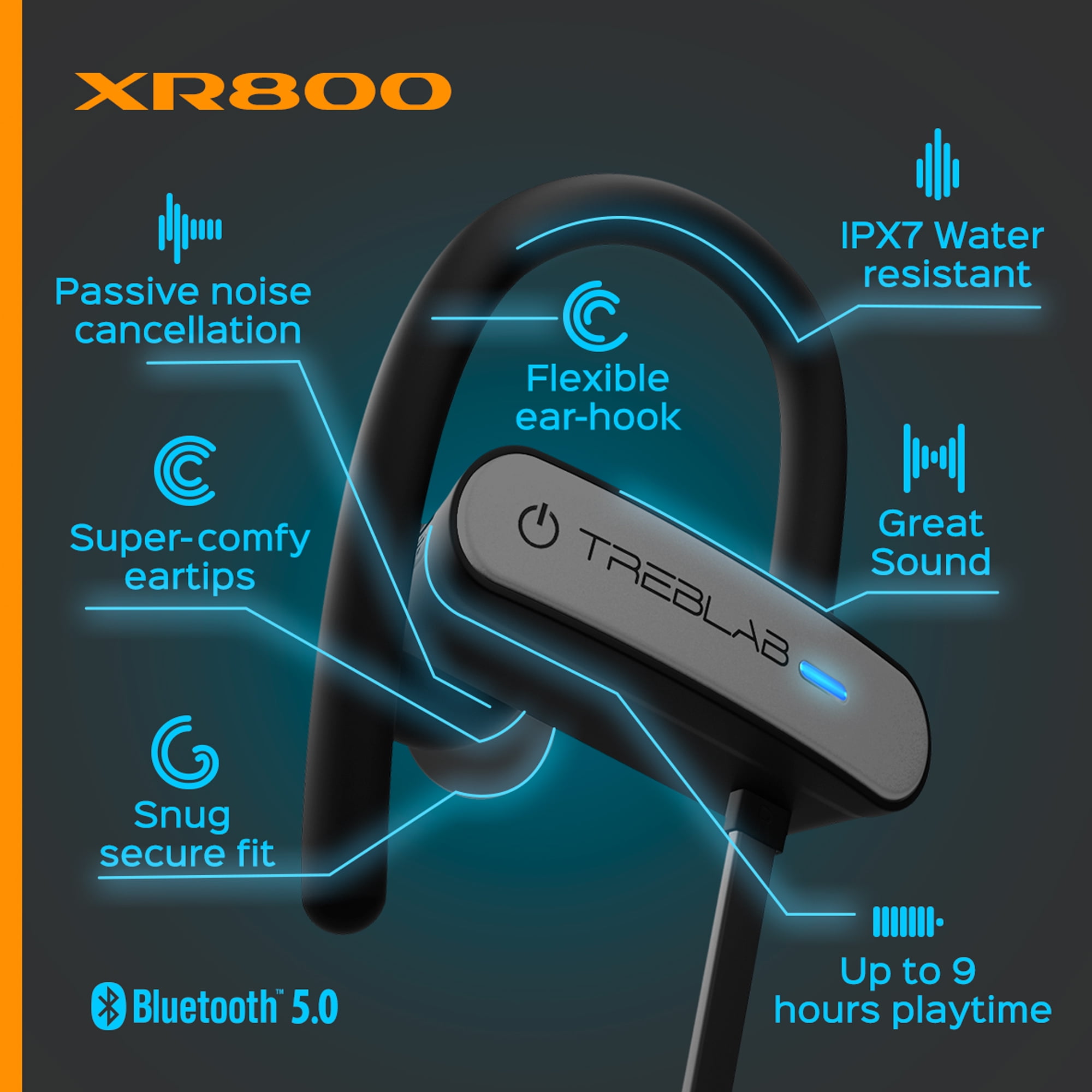Treblab Xr800 Bluetooth Sports Headphones Wireless Earbuds For Running Gym Workouts Ipx7 Waterproof Sweatproof Secure Fit Noise Cancelling Earphones W Mic Stylish Cordless Headset Black Gray Walmart Com Walmart Com Treblab Xr800 Bluetooth Sports Headphones Wireless Earbuds For Running Gym Workouts Ipx7 Waterproof Sweatproof Secure Fit Noise Cancelling Earphones W Mic Stylish Cordless Headset Black Gray Walmart Com Walmart Com