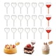 thumbnail image 2 of 100 Piece Paper Cupcake and Jam Dropper Decoration Set, Plastic Eye Dropper, Dessert Pipette (Heart-, 2 of 5