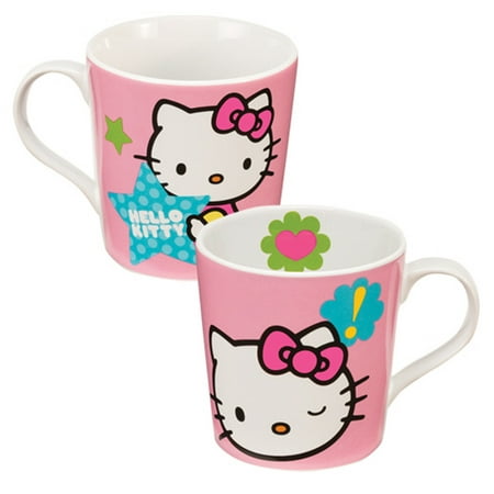 UPC 733966082260 product image for Hello Kitty Stars Ceramic Coffee Mug 12 oz. Cat Bow Gift | upcitemdb.com