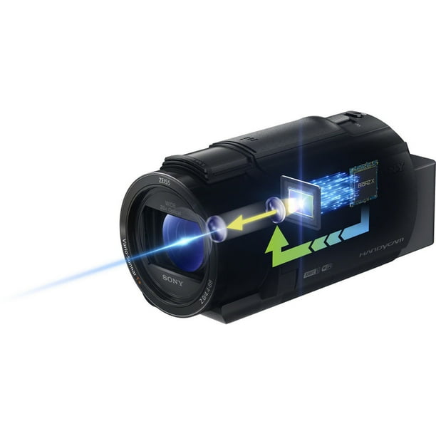 Sony FDR-AX43 4K Handycam, 2x 64GB SanDisk Cards, Case, Tripod