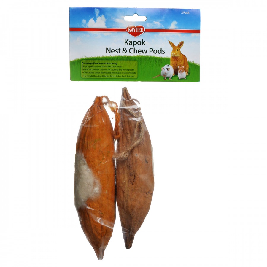 Kaytee Kapok Nest & Chew Pods