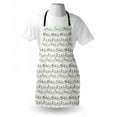 thumbnail image 3 of Cartoon Animal Apron Funny Cartoon Village Countryside Farmland Theme Drawing Style Kids Pattern, Unisex Kitchen Bib Apron with Adjustable Neck for Cooking Baking Gardening, Multicolor, by Ambesonne, 3 of 3
