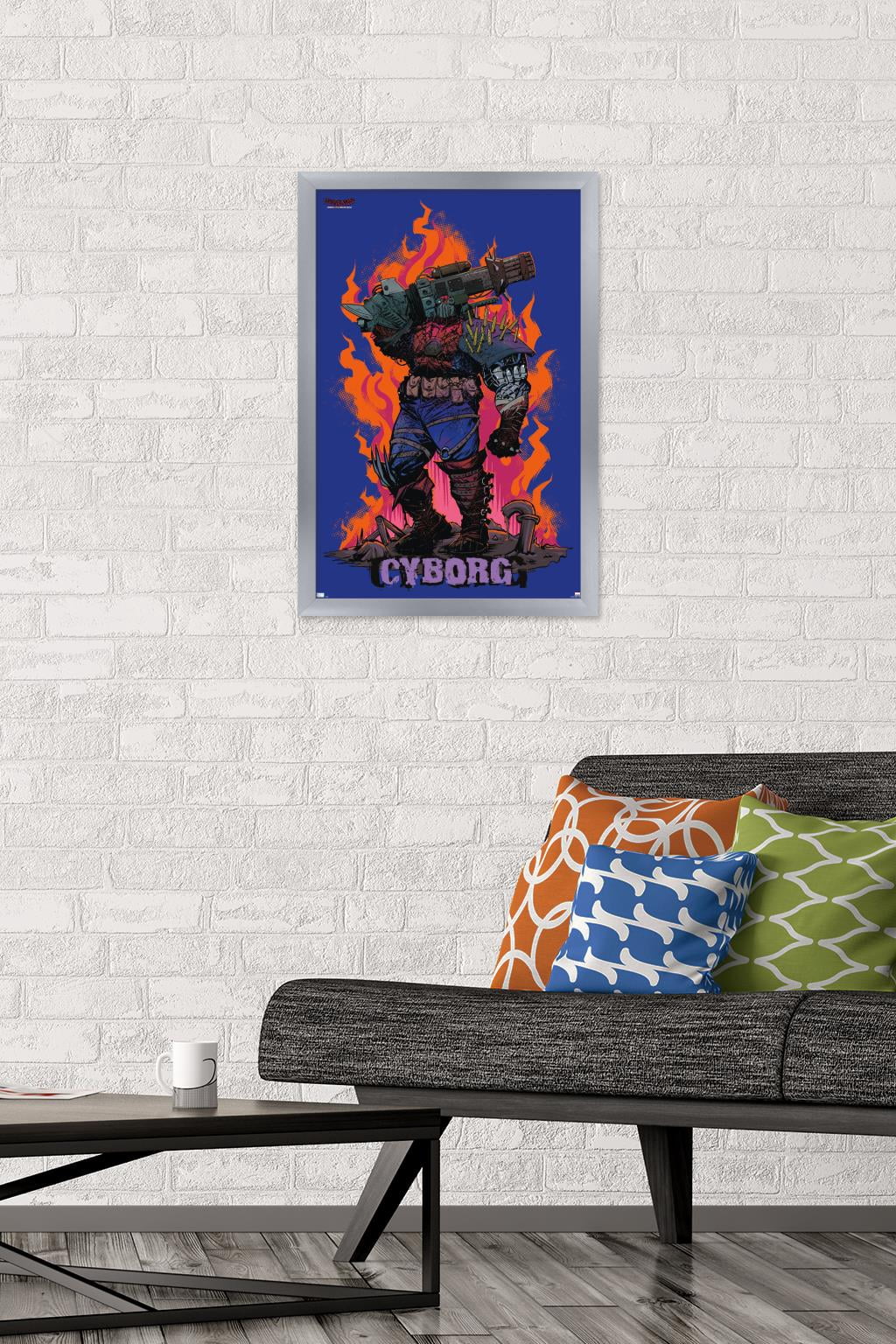 Marvel Spider-Man: Across The Spider-Verse - Cyborg Spider-Woman Wall Poster, 14.725" x 22.375" Framed