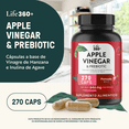 thumbnail image 4 of VINAGRE DE MANZANA  Life360+ 270 Cápsulas Suplemento Alimenticio, 4 of 7