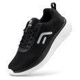 thumbnail image 1 of FitVille zapatos para caminar para hombres de ancho suela gruesa zapatillas ligeras transpirables zapatos para fascitis Plantar alivio del dolor, 1 of 5