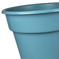 thumbnail image 4 of Mainstays Flint 14" x 18" x 14" Round Teal Thunder Resin Planter, 4 of 6