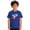 Blue, variant on Unisex Short Sleeve T-shirt Football Print Tees Scotland 2026 Football Tops Summer Boys & Girls Casual Crewneck Clothes