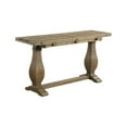 thumbnail image 1 of Bowery Hill Table de Canapé Contemporain en Bois Massif à Dessus Rabattable, Brun Naturel Récupéré, 1 of 14