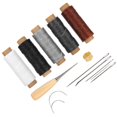 thumbnail image 1 of Practicality Wax Thread, Leather Craft Tools Kit, Easy To Carry Hand-stitched Bags Wallets DIY Leather Crafts Sewing Tents For DIY Hand-made Suitcases, 1 of 8