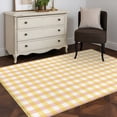 thumbnail image 5 of Buffalo Plaid Kitchen Runner Rug 2.7x5 Washable Runners for Hallway Non Slip Farmhouse Yellow Checkered Vintage Rustic Large Area Rug Indoor Carpet for Bathroom Laundry Entryway Bedroom Living Room, 5 of 9