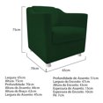 thumbnail image 4 of Set de puff y sillón Tilla B - Verde WEIK Tilla, 4 of 5