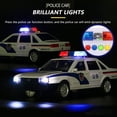 thumbnail image 3 of Modèle de Voiture de Police avec la Lumière et la Porte Ouvrante Modèle de Véhicule de Simulation Musicale B, 3 of 6