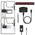 thumbnail image 3 of AGPtek USB 3.0to IDE/SATA Converter, Hard Drive Adapter with Power Switch for 2.5"/3.5"SATA /IDE/SSD Hard Drive Disks, Support4TB, Include 12V 2APower Adapter & USB 3.0 Cable, 3 of 9