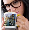 thumbnail image 2 of 3drose, Canal in Venice Italy, 11oz Two-tone Yellow Mug, 2 of 6